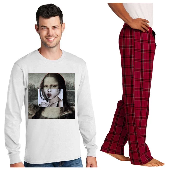 Mona Lisa Lollipop Long Sleeve Pajama Set