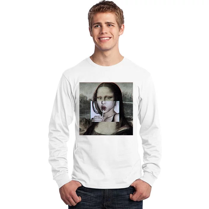 Mona Lisa Lollipop Tall Long Sleeve T-Shirt