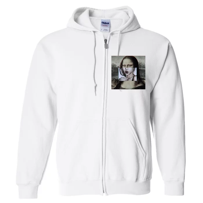 Mona Lisa Lollipop Full Zip Hoodie