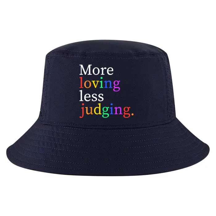 More Loving Less Judging Cool Comfort Performance Bucket Hat