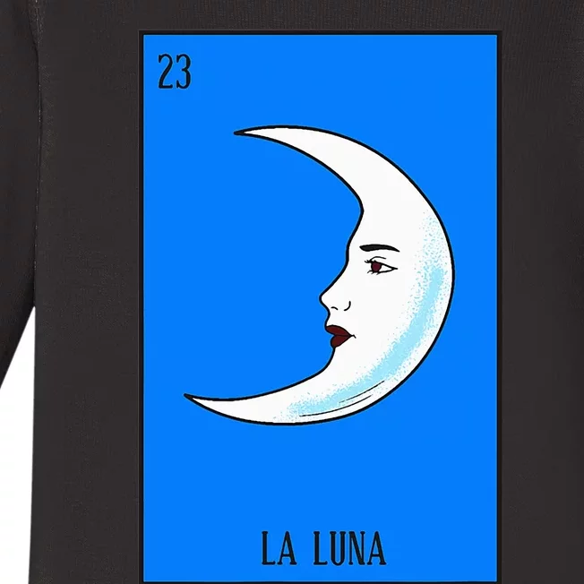 Mexican Lottery La Luna Traditional Game of Mexico Baby Long Sleeve Bodysuit