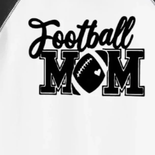 Mom's Little League Football Jr High School Football Mom Gift Toddler Fine Jersey T-Shirt