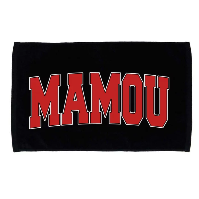 Mamou La Louisiana Varsity Style Usa Vintage Sports Meaningful Gift Microfiber Hand Towel