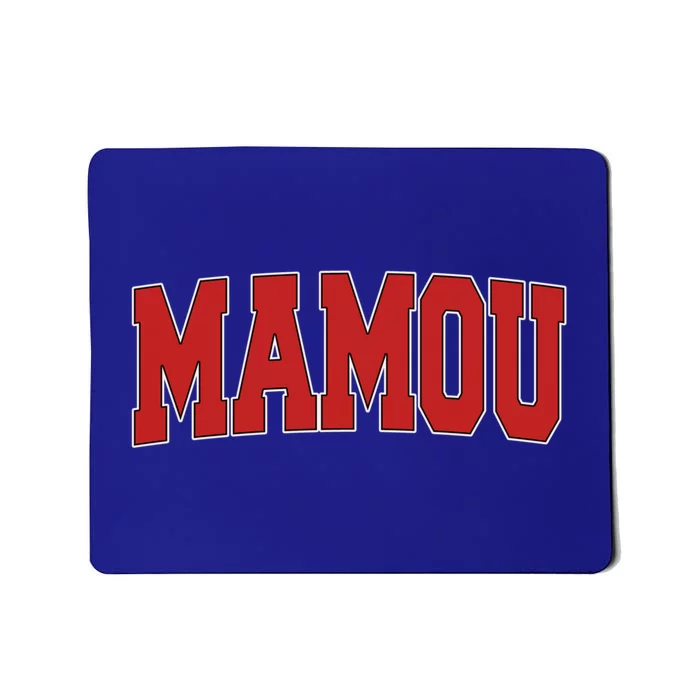 Mamou La Louisiana Varsity Style Usa Vintage Sports Meaningful Gift Mousepad