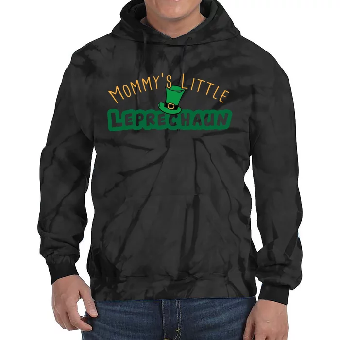 Mommy’S Little Leprechaun St Patrick’S Day Tie Dye Hoodie