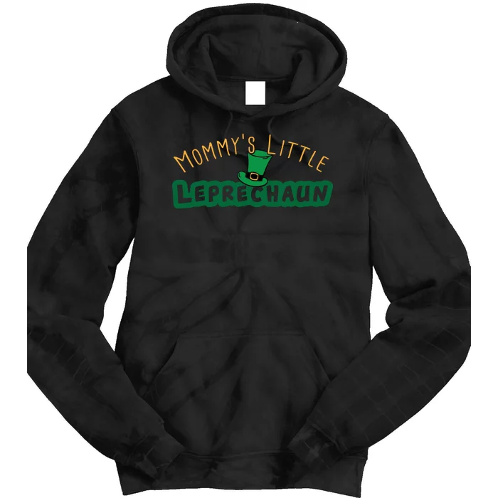 Mommy’S Little Leprechaun St Patrick’S Day Tie Dye Hoodie