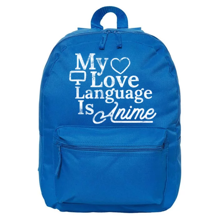 My Love Language Is Anime 16 in Basic Backpack