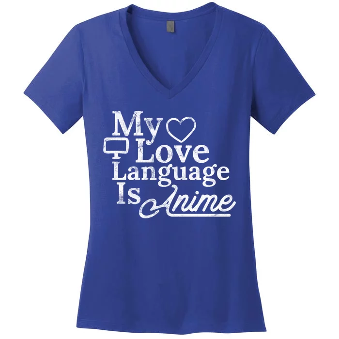 My Love Language Is Anime Women's V-Neck T-Shirt