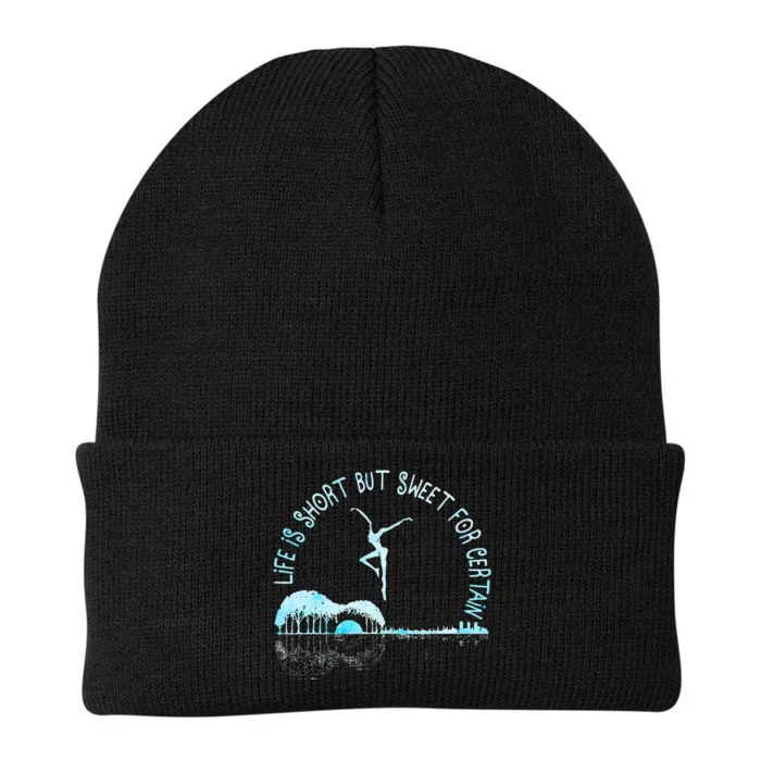 Music Lover Life Is Short But Sweet For Certain Guitar Knit Cap Winter Beanie