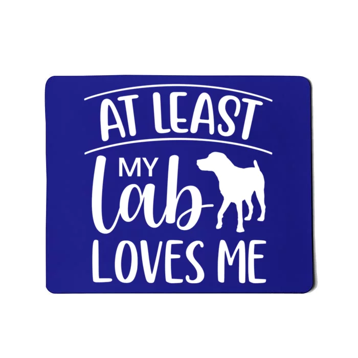 My Lab Loves Me Labrador Retriever Dog Valentine's Day Funny Gift Mousepad