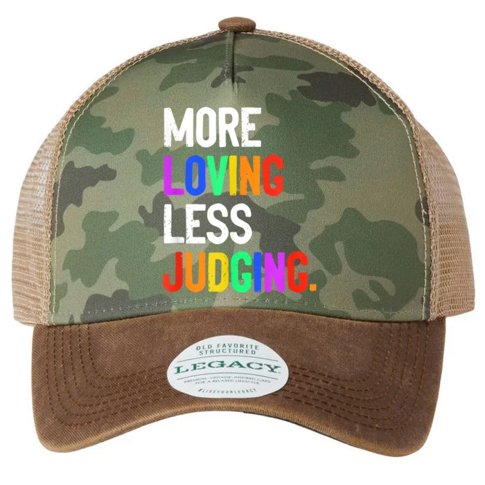 More Loving Less Judging Legacy Tie Dye Trucker Hat