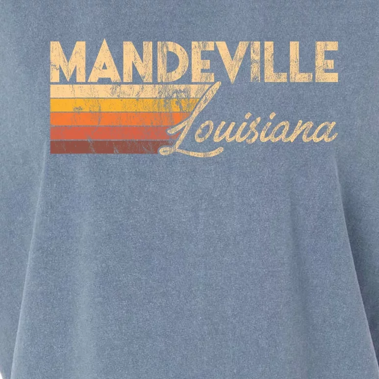 Mandeville Louisiana Garment-Dyed Women's Muscle Tee