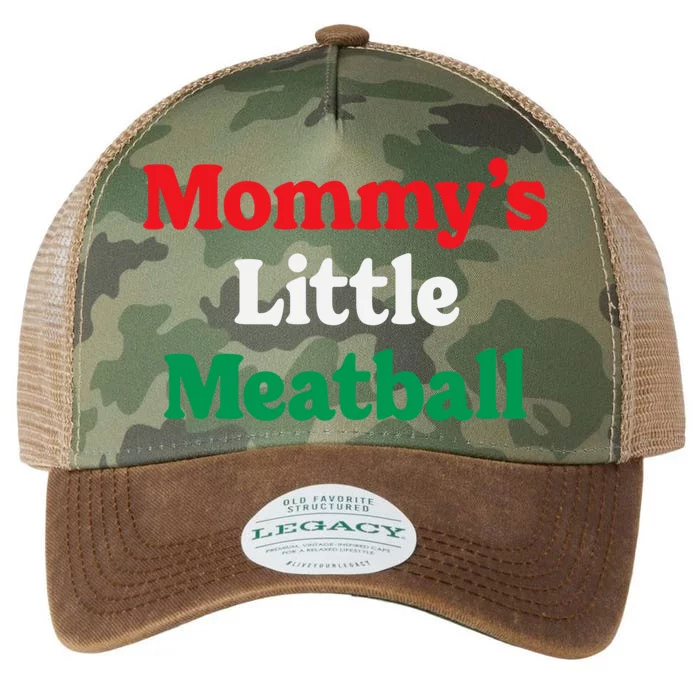 Mommy's Little Meatball Italian Ironic Funny Meme Trendy Unisex Legacy Tie Dye Trucker Hat