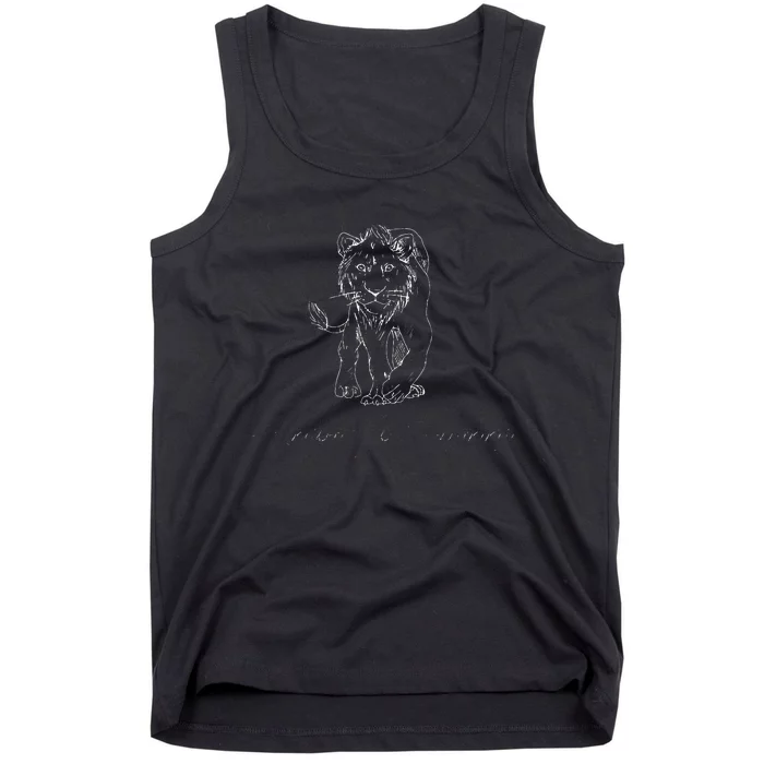 Motivational Lion Mindset Inspirational Tank Top