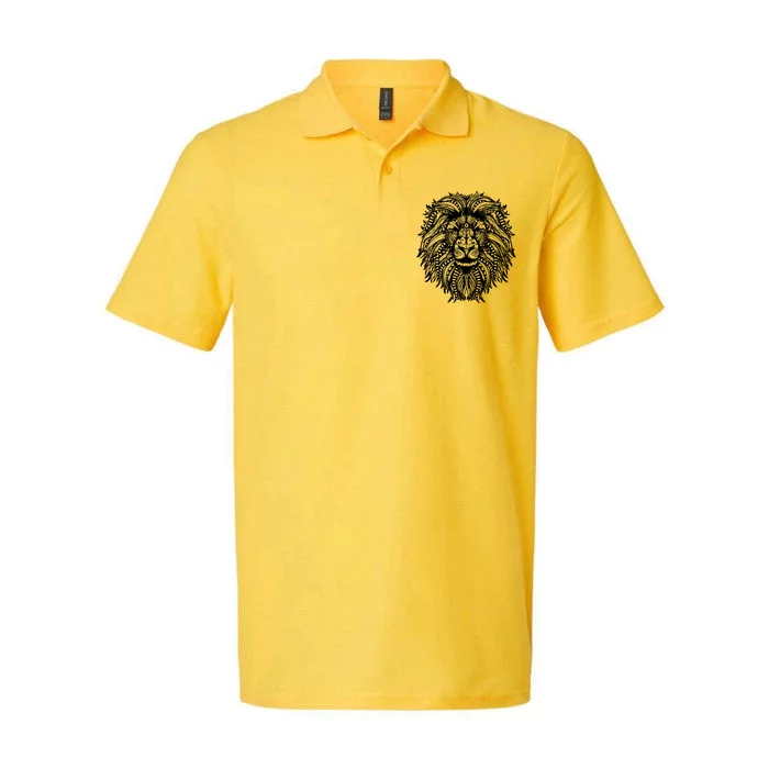 Mandala Lion Softstyle Adult Sport Polo