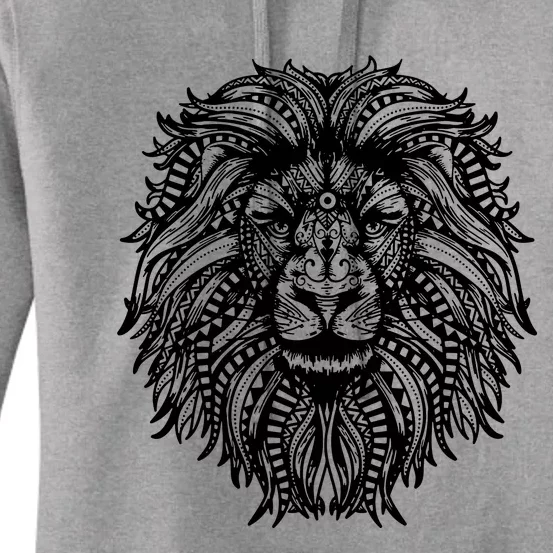 Mandala Lion Women's Pullover Hoodie