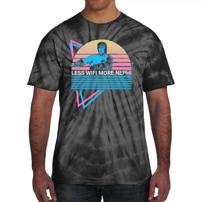 Mormon Lds Missionary Less Wifi More Nephi Tie-Dye T-Shirt