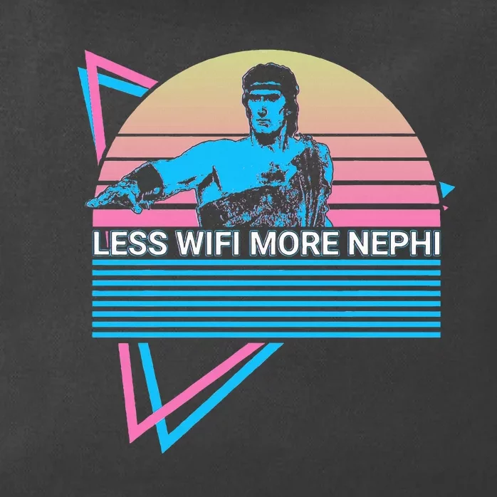 Mormon Lds Missionary Less Wifi More Nephi Zip Tote Bag