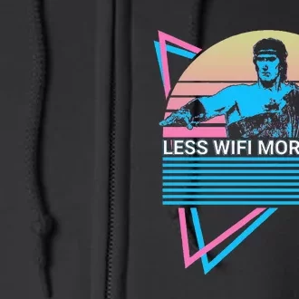 Mormon Lds Missionary Less Wifi More Nephi Full Zip Hoodie