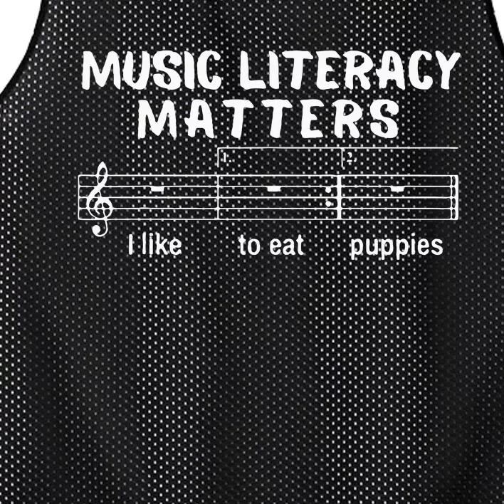 Music Literacy Matters Mesh Reversible Basketball Jersey Tank