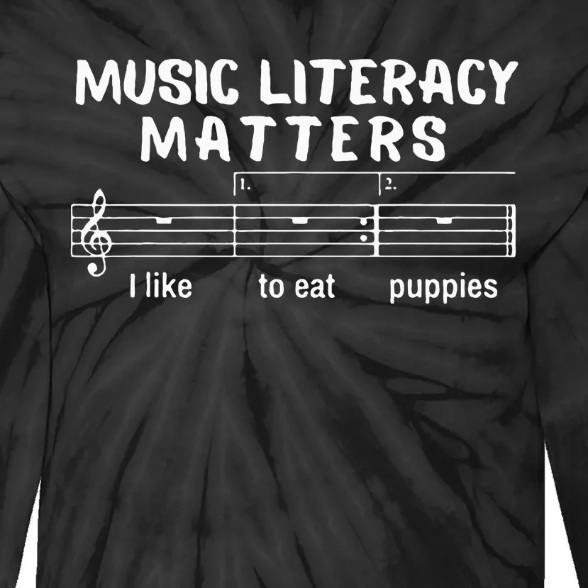 Music Literacy Matters Tie-Dye Long Sleeve Shirt