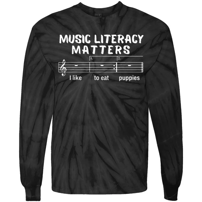 Music Literacy Matters Tie-Dye Long Sleeve Shirt