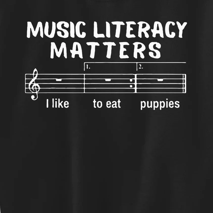 Music Literacy Matters Kids Sweatshirt