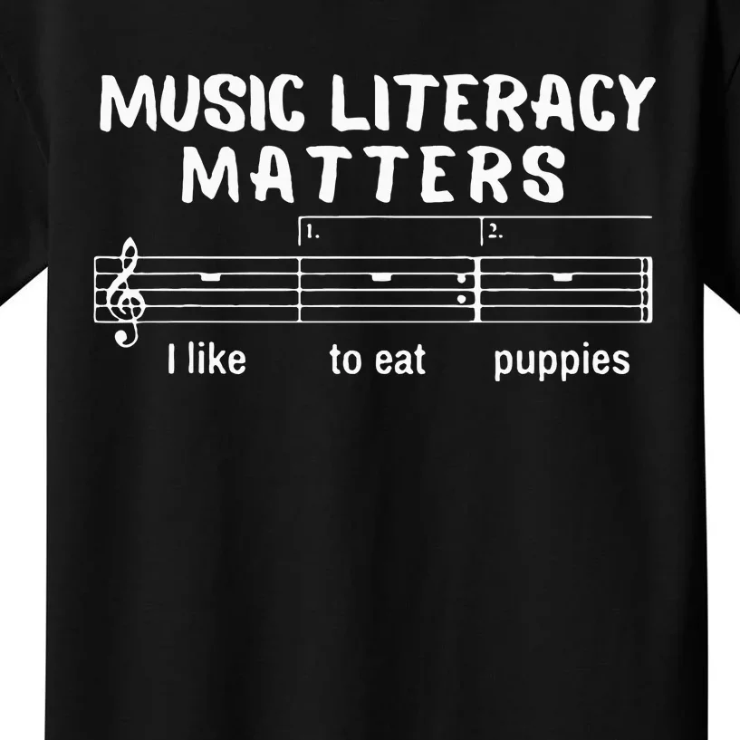 Music Literacy Matters Kids T-Shirt