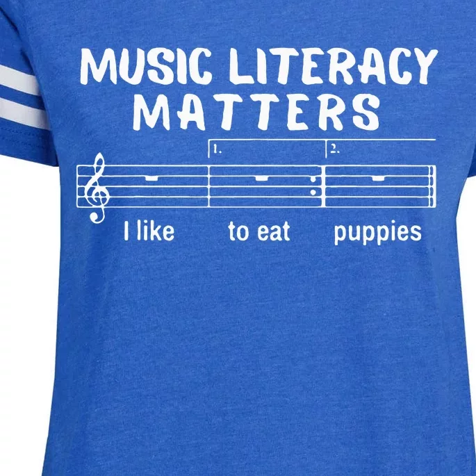 Music Literacy Matters Enza Ladies Jersey Football T-Shirt