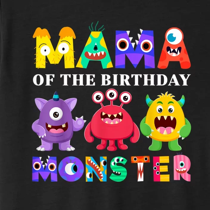 Mama Little Monster 1st Birthday Party Family Monster ChromaSoft Performance T-Shirt