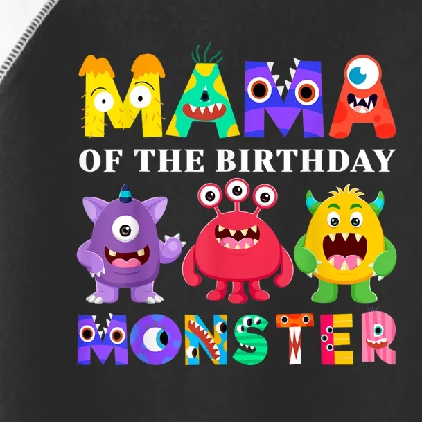 Mama Little Monster 1st Birthday Party Family Monster Toddler Fine Jersey T-Shirt