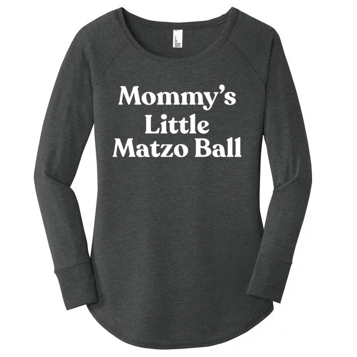 MommyS Little Matzo Ball Funn Women's Perfect Tri Tunic Long Sleeve Shirt