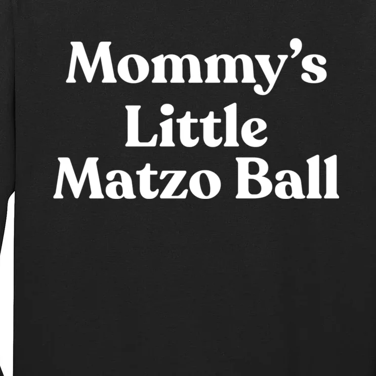 MommyS Little Matzo Ball Funn Tall Long Sleeve T-Shirt