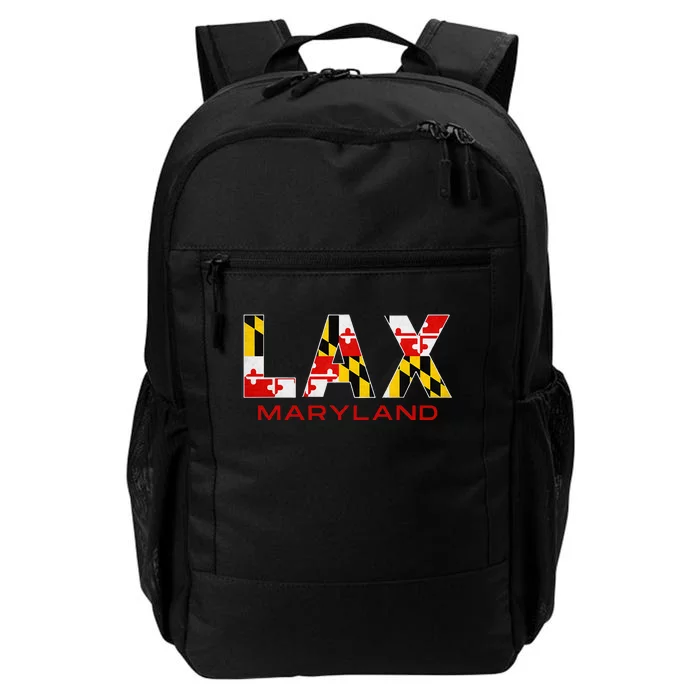 Maryland Lacrosse Maryland Flag For Lax Players Daily Commute Backpack