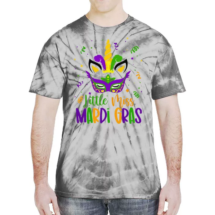 Mardigras Little Miss Mardi Gras Tie-Dye T-Shirt