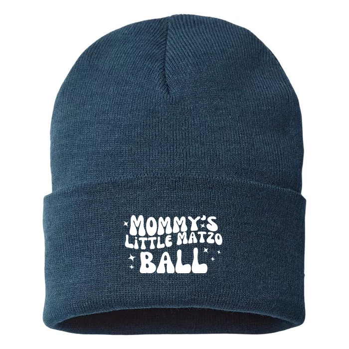 Mommys Little Matzo Ball Sustainable Knit Beanie