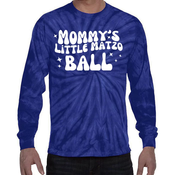 Mommys Little Matzo Ball Tie-Dye Long Sleeve Shirt