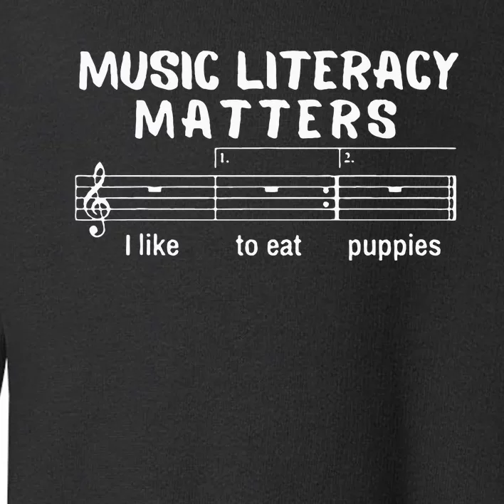 Music Literacy Matters Toddler Sweatshirt