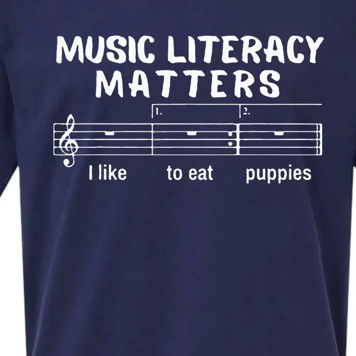 Music Literacy Matters Sueded Cloud Jersey T-Shirt