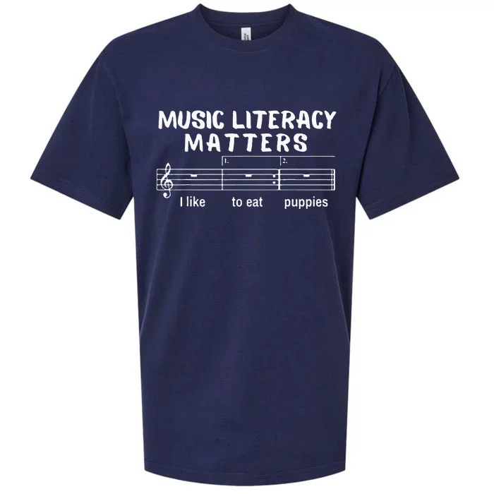 Music Literacy Matters Sueded Cloud Jersey T-Shirt