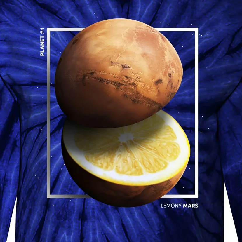 Mars Lemon Tie-Dye Long Sleeve Shirt