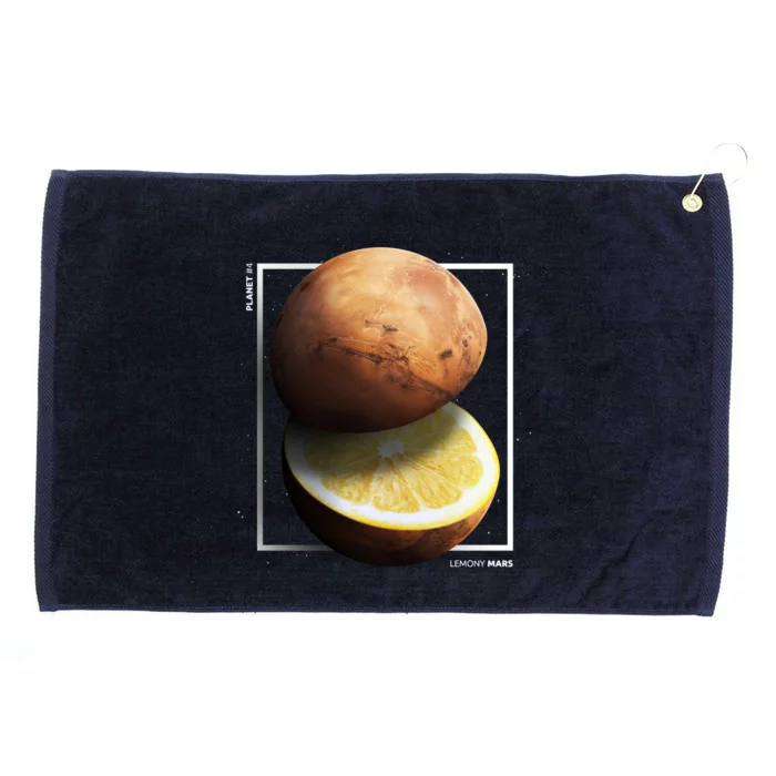 Mars Lemon Grommeted Golf Towel