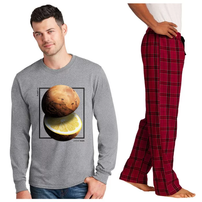 Mars Lemon Long Sleeve Pajama Set