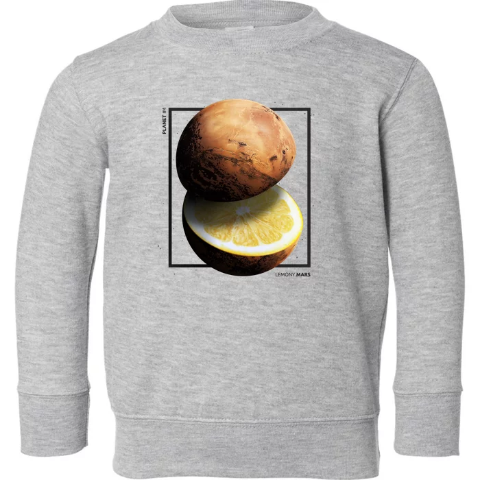 Mars Lemon Toddler Sweatshirt