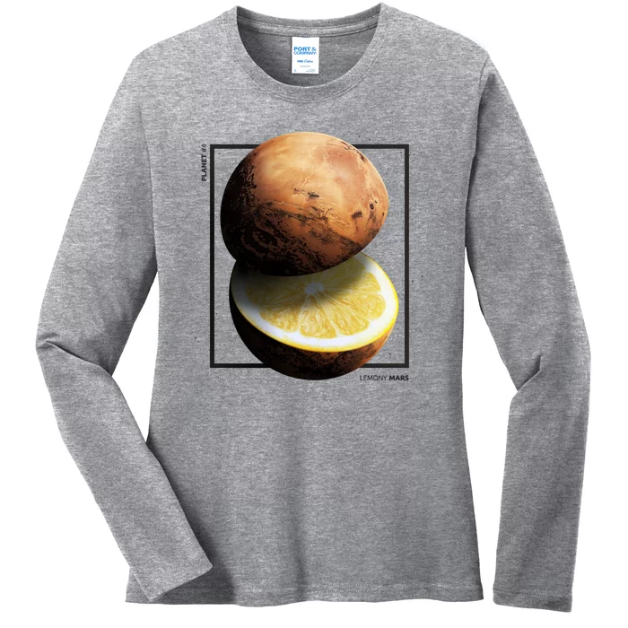 Mars Lemon Ladies Long Sleeve Shirt