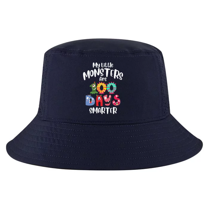 My Little Monsters Are 100 Days Smarter Funny Gift School Teacher Cool Gift Cool Comfort Performance Bucket Hat