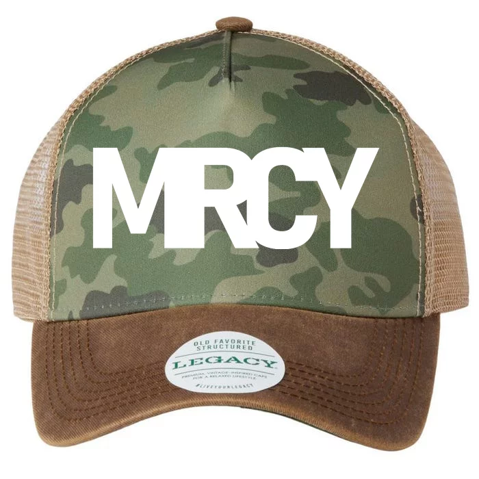 MRCY Logo Mercy Christian Slogan Legacy Tie Dye Trucker Hat