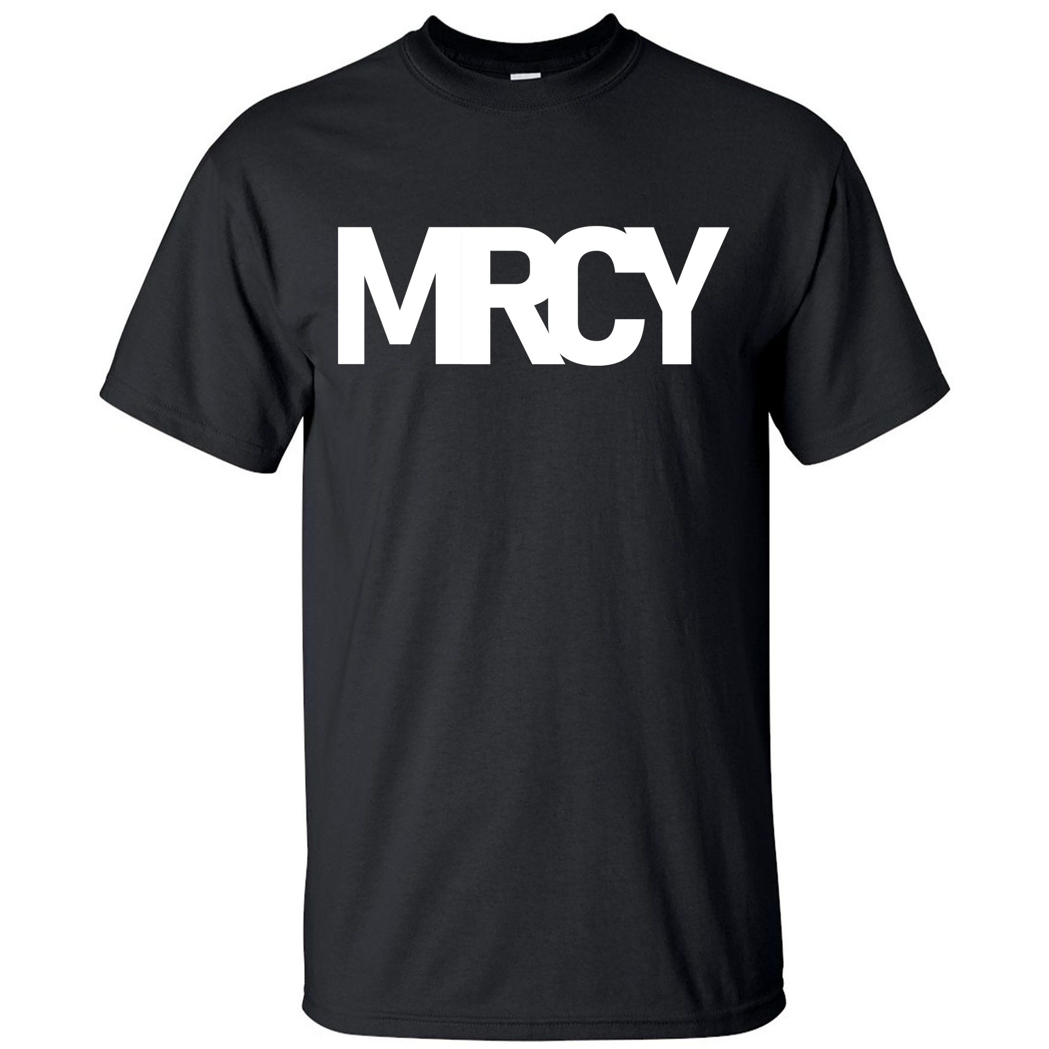 MRCY Logo Mercy Christian Slogan Tall T-Shirt | TeeShirtPalace