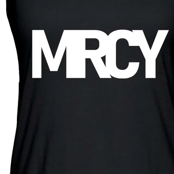 MRCY Logo Mercy Christian Slogan Ladies Essential Flowy Tank