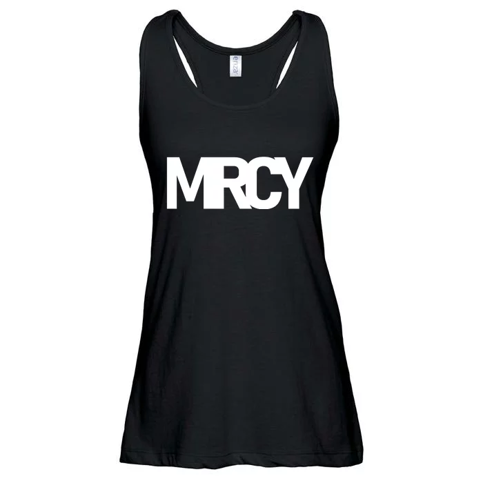 MRCY Logo Mercy Christian Slogan Ladies Essential Flowy Tank